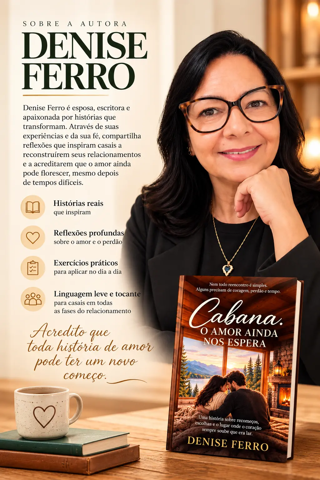 Sobre Denise Ferro, escritora e mentora de casais